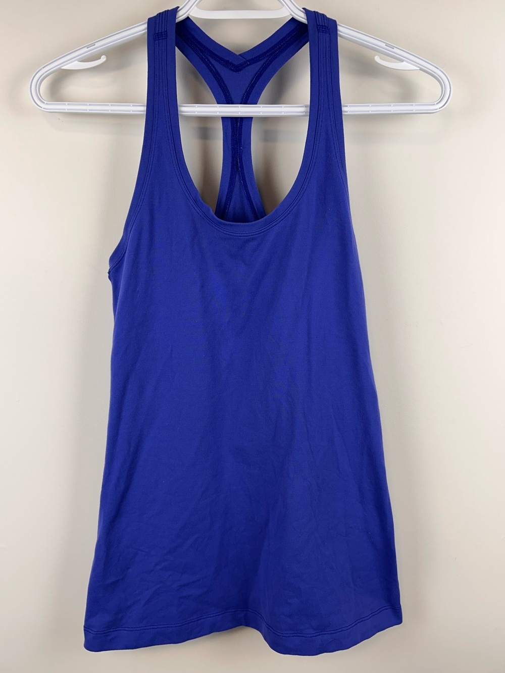 Lululemon Luon Racerback Tank Blue Size 4 Read Description